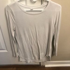 Old Navy White Small Long Sleeved Top